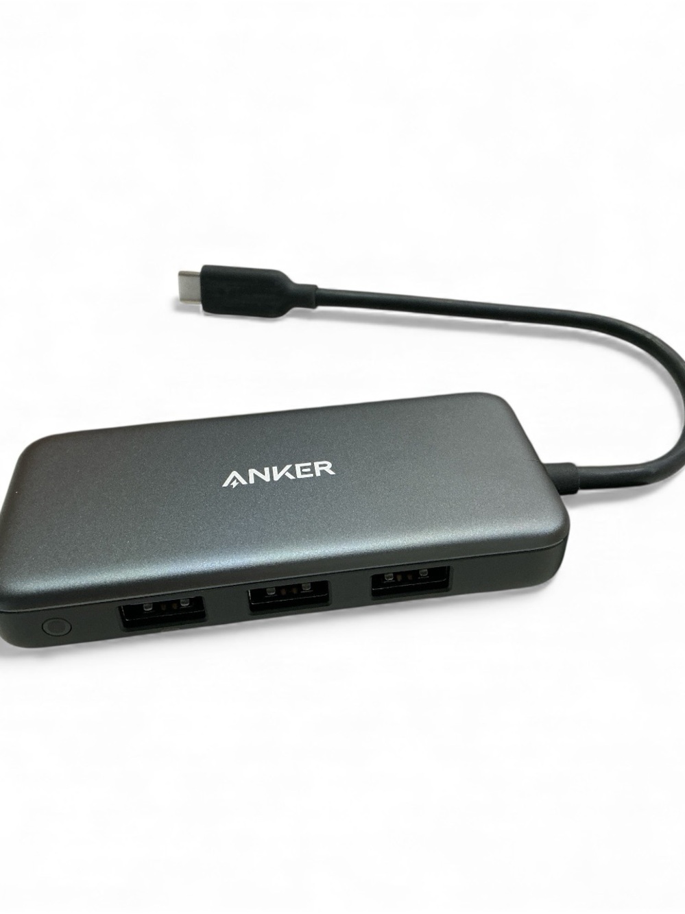 Anker Premium 4-in-1 USB-C Hub A8321 60W PD 3x USB 3.0 Gray w/ Pouch